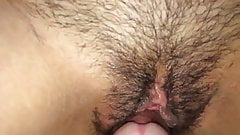 frotando pinga con labios vaginales