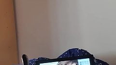 Hot girl watching porn
