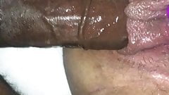 Bbw close up squirt on bbc