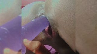 A Girl & Her Dildo Cumpilation Listen to Her Wet Pussy