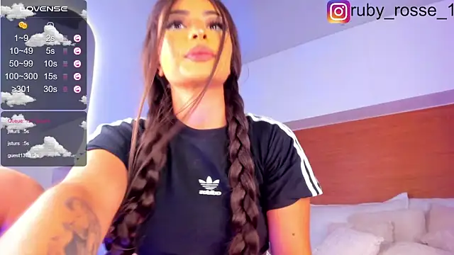 Rubyrosse115 nude stripping on webcam for live sex video chat